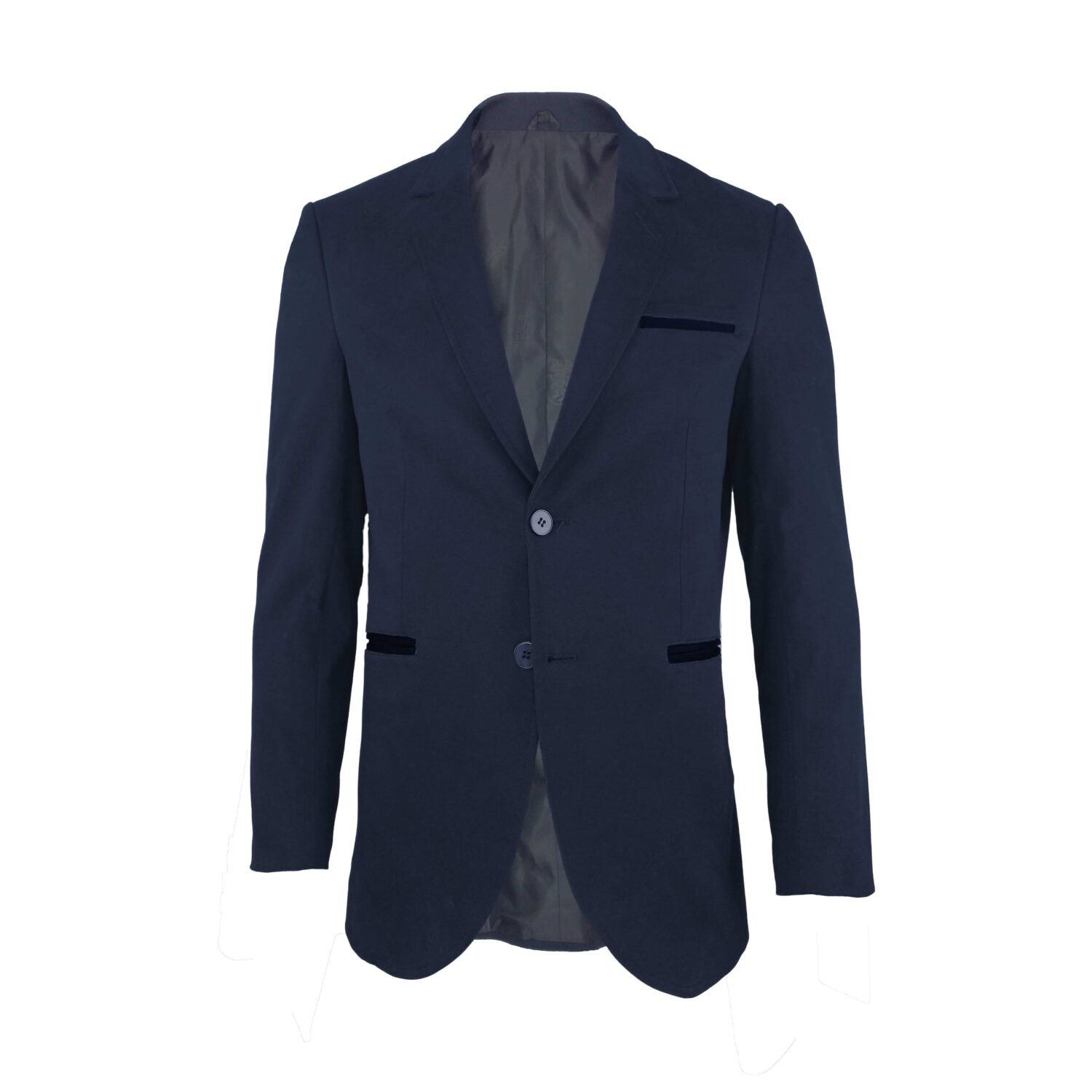 BLAZER AZUL MARINO (en drill)