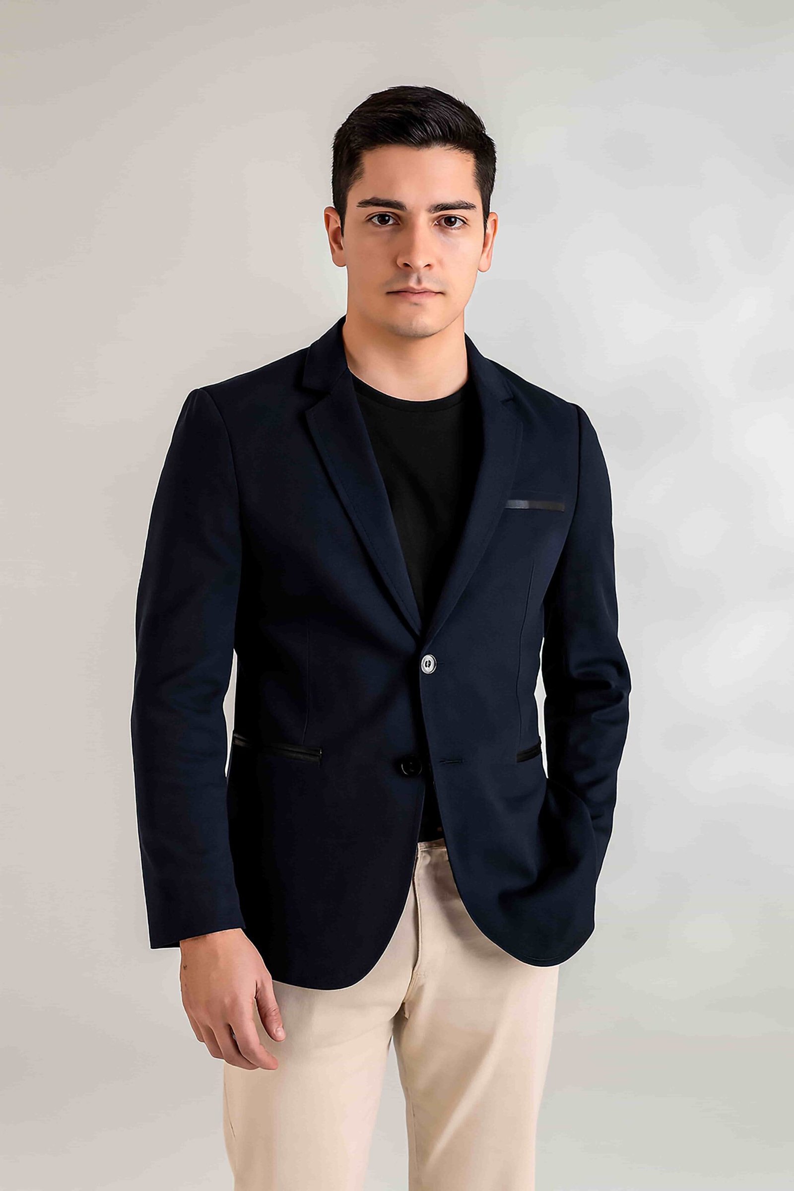 BLAZER AZUL NOCHE (en drill) - Imagen 3