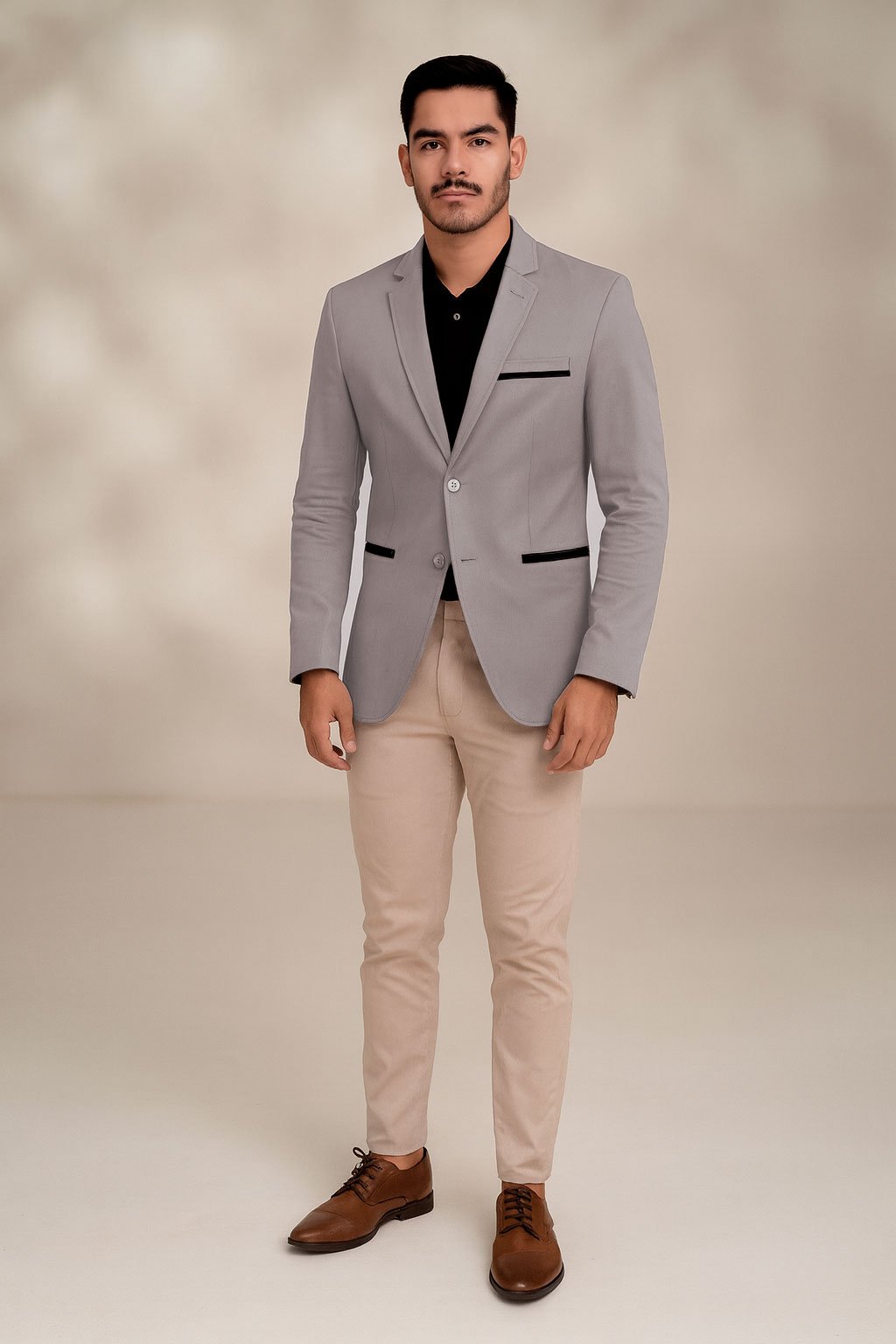 BLAZER BEIGE (en drill) - Imagen 5