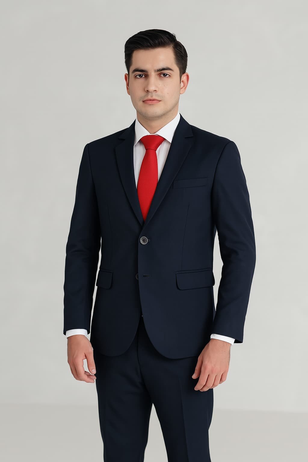 TERNO AZUL NOCHE MATE (dos piezas) - Imagen 2